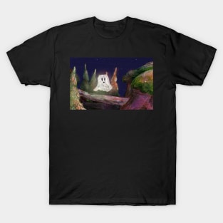 Little Cute Ghost in the Forest T-Shirt